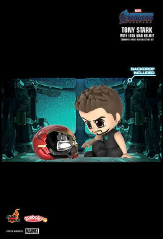 HOT TOYS - COSBABY - Avengers: Endgame - Tony Stark with Helmet