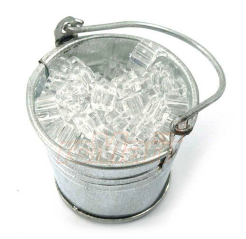 XTRA SPEED - RC PARTS AND ACCESSORIES - XS-55905 STEEL CRAWLER GARAGE SCALE ICE BUCKET WITH ICE
